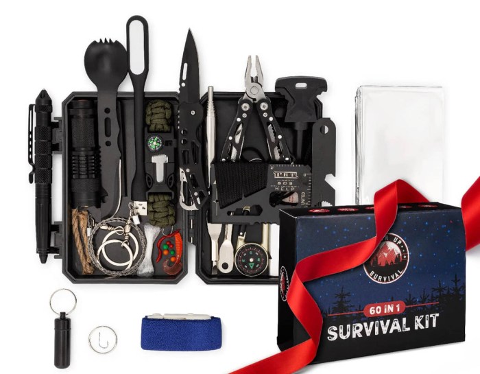 Survival kit gear essential emergency need put